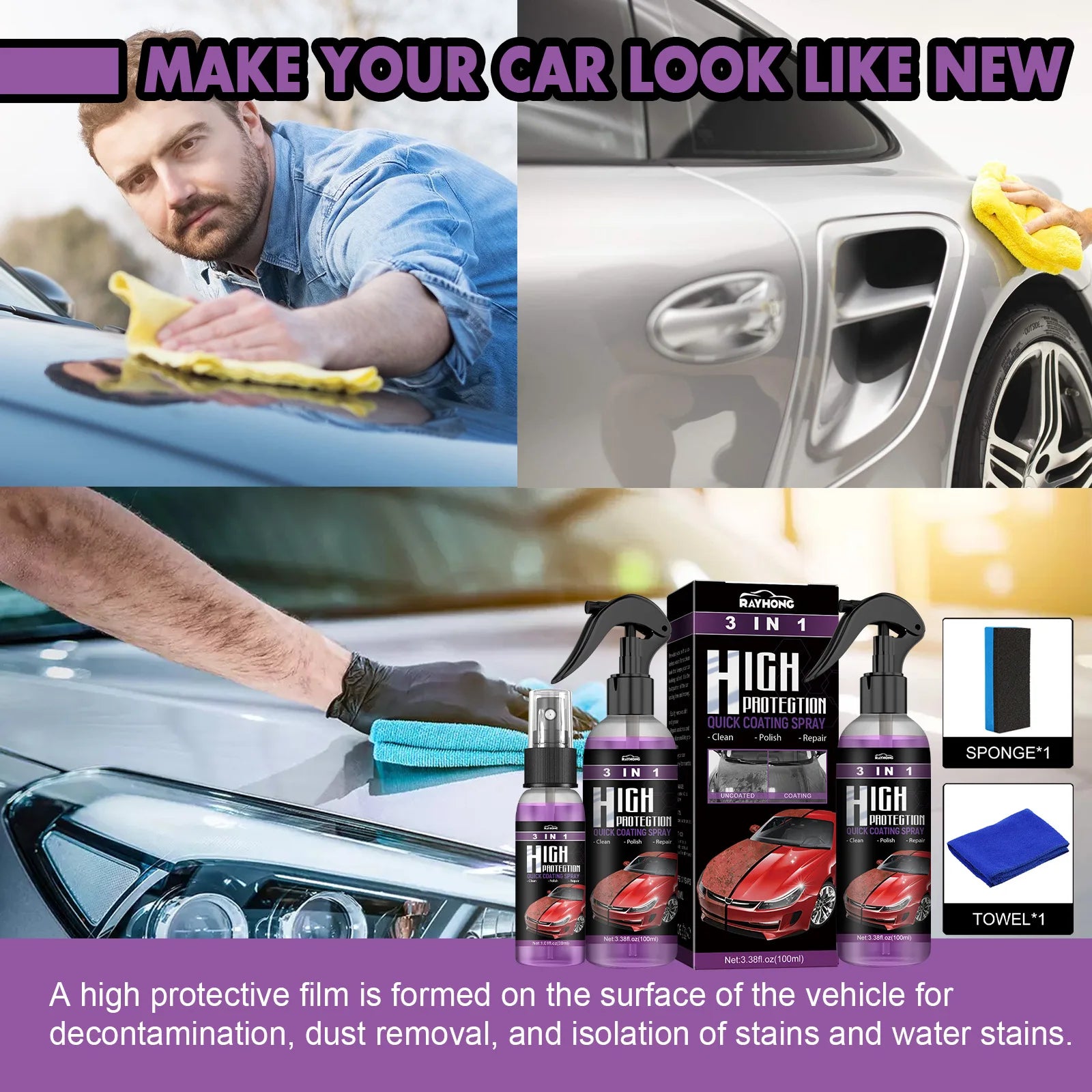 Car Coating Spray Body Polish