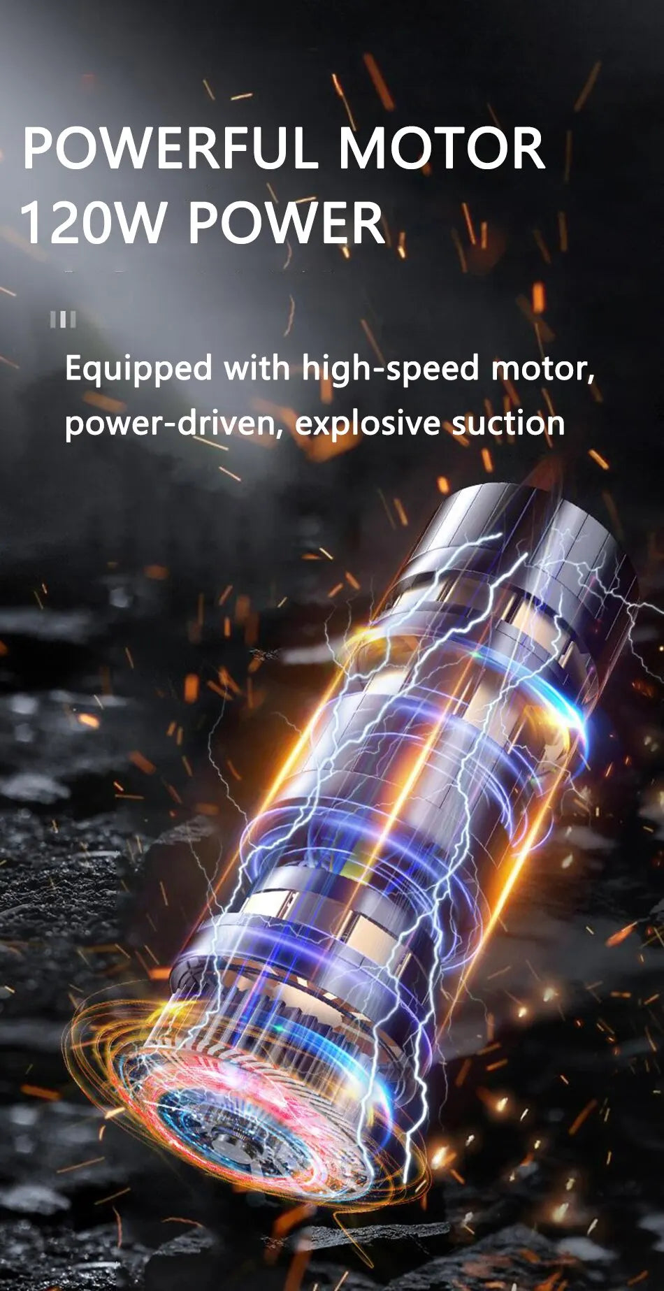 Rechargeable Wireless Car Vacuum Cleaner