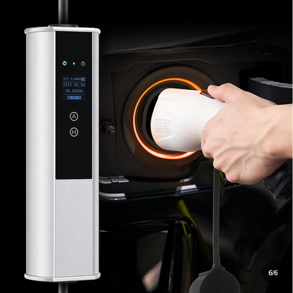Level 2 Portable EV Charger (40A 240V, 25 Ft Charging Cable NEMA 14-50P Plug) – Fast Home Charging