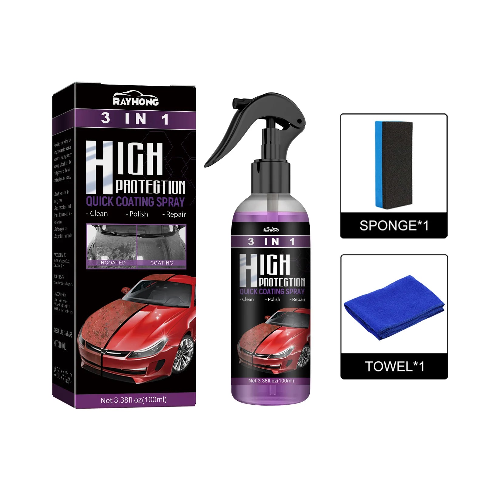 Car Coating Spray Body Polish