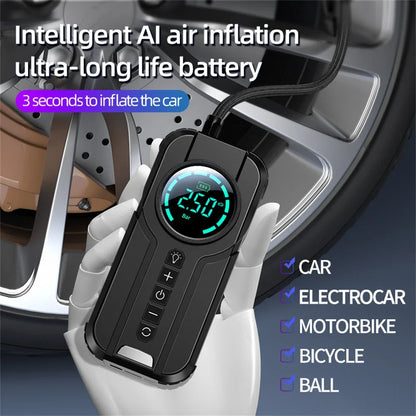 Portable Car Jump Starter Air Pump Power Bank