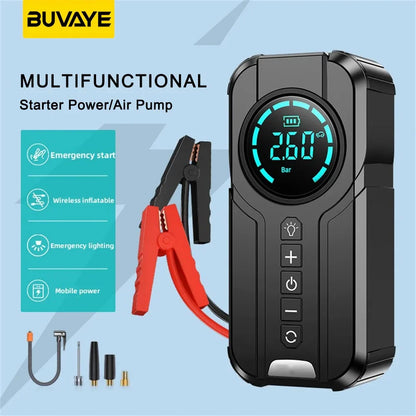 Portable Car Jump Starter Air Pump Power Bank